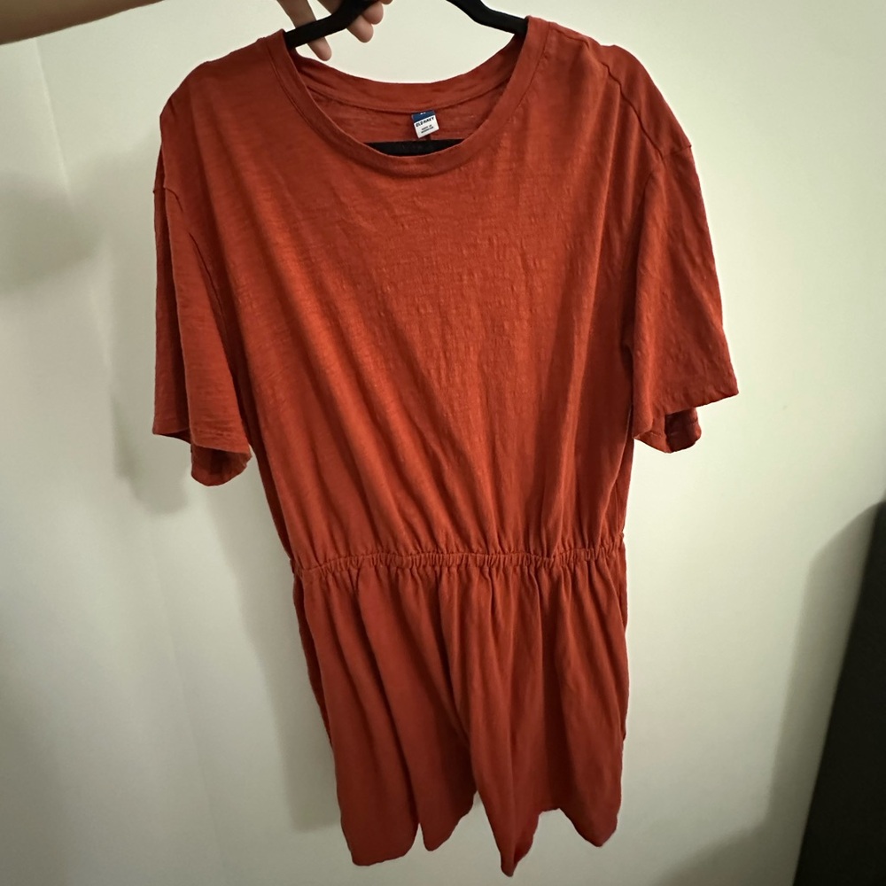 Old Navy Terracotta T-Shirt Dress